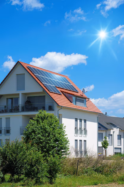 Installation de panneaux solaires sur toiture d'une maison à Castelnau-le-Lez